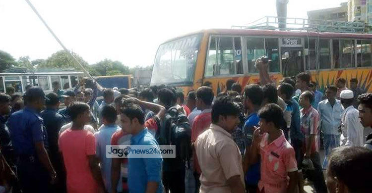 আশুগঞ্জে ঢাকা-সিলেট মহাসড়ক অবরোধ