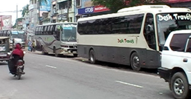 নাটোর-রাজশাহী রুটে বাস চলাচল শুরু