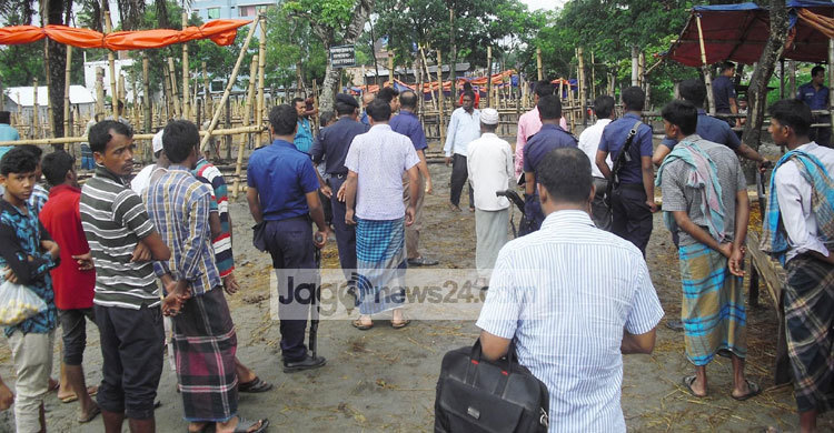 দেবিদ্বারে অবৈধ গরুর বাজার উচ্ছেদ