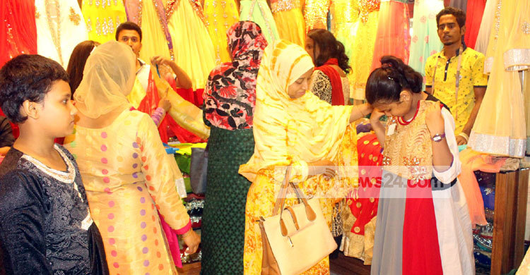 ঈদ বাজারে শিশুদের আরামদায়ক পোশাক