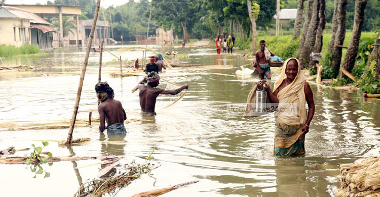 ফরিদপুরে ১৪ হাজার পরিবার পানিবন্দী