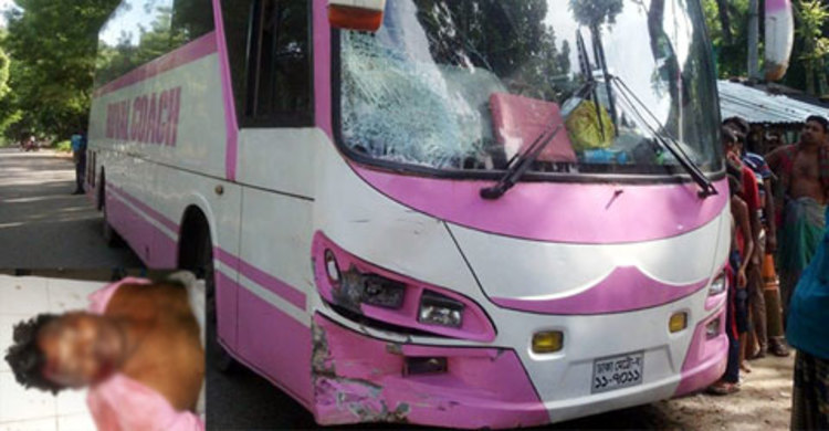 যশোরে বাসচাপায় মোটরসাইকেল আরোহীর মৃত্যু