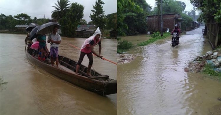 খাগড়াছড়ির ৯ গ্রামের মানুষ পানি বন্দি