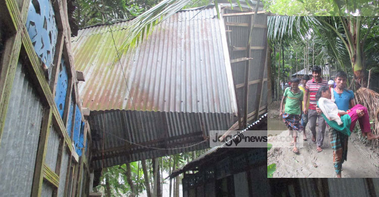 হঠাৎ ঝড়ে লণ্ডভণ্ড লক্ষ্মীপুর : আহত ৫