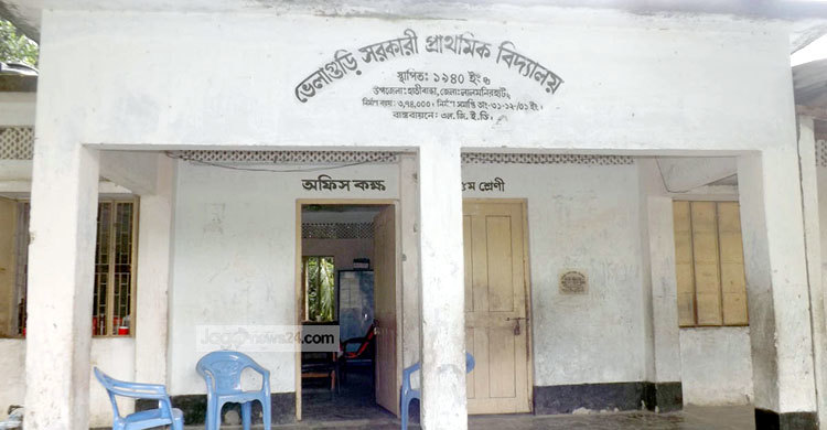 স্কুলে শহীদ মিনার নির্মাণে ইউপি সদস্যের বাঁধা