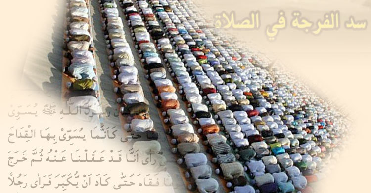 নামাজের কাতার সোজা করার হুকুম