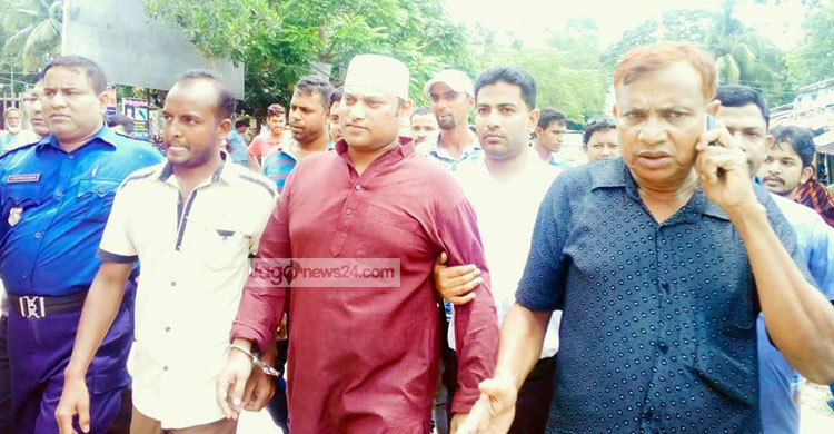 নড়াইলে ছাত্রদলের সভাপতি কারাগারে