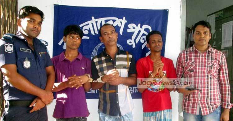 ব্রাহ্মণবাড়িয়ায় অস্ত্র ও মাদকসহ গ্রেফতার ৩