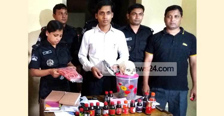 পাবনায় ভেজাল পানীয় তৈরির কারখানার সন্ধান