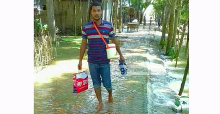 রাজবাড়ীতে পদ্মার পানি বিপৎসীমার উপরে