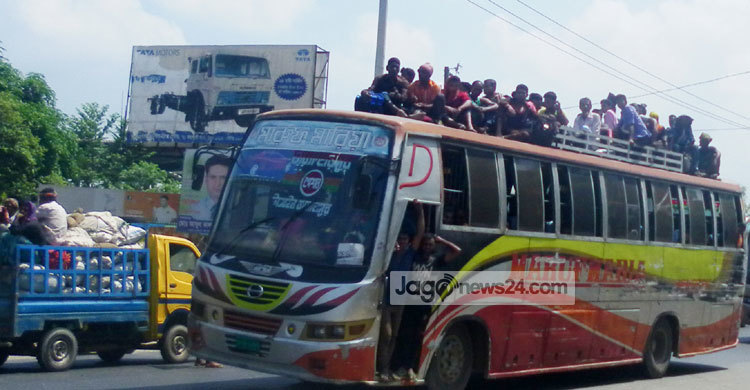 ঢাকা-টাঙ্গাইল মহাসড়কে অব্যাহত যানজট