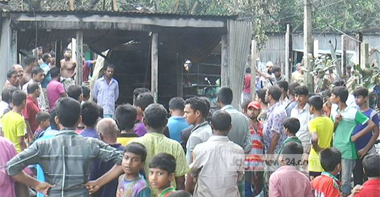 টাঙ্গাইলে অগ্নিকাণ্ডে ১০ দোকান ভস্মীভূত