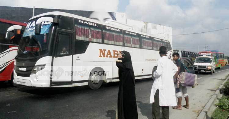 ঢাকা-টাঙ্গাইল মহাসড়কে ৭০ কিলোমিটার যানজট