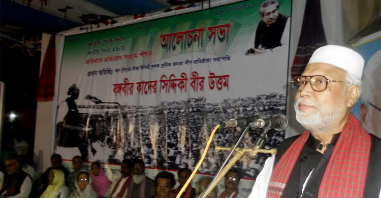 খালেদাকে নিয়ে বৈঠক কোনো ষড়যন্ত্র নয় : কাদের সিদ্দিকী