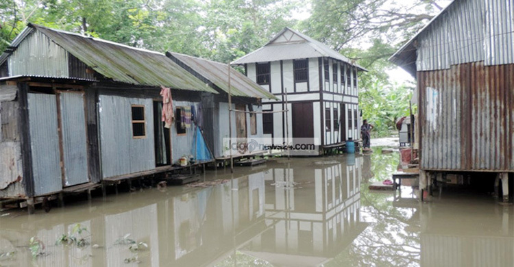 মুন্সীগঞ্জে নিম্নাঞ্চলের ৪০টি গ্রাম প্লাবিত
