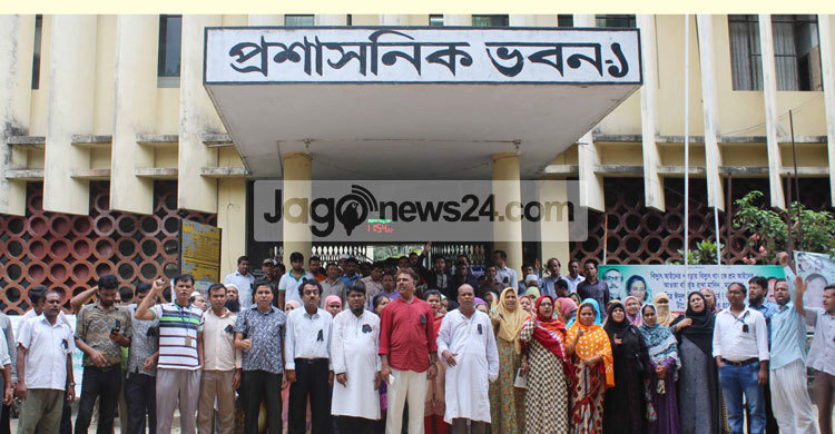 ঘোড়াশাল বিদ্যুৎকেন্দ্রে বিক্ষোভ কর্মসূচি অব্যাহত