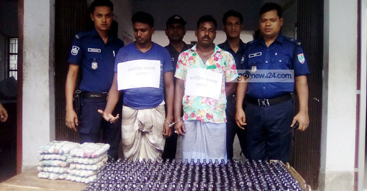 সাতক্ষীরায় ফেনসিডিলসহ আটক ২