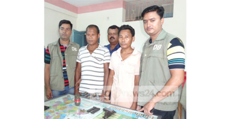 শেরপুরে অস্ত্রসহ গ্রেফতার দুজন রিমান্ডে