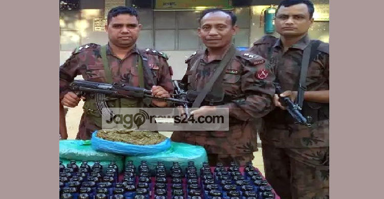 ব্রাহ্মণবাড়িয়ায় গাঁজা ও ফেনসিডিল উদ্ধার