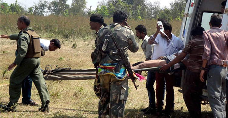 ছত্রিশগড়ে স্থলমাইন বিস্ফোরণে ৭ নিরাপত্তা কর্মকর্তা নিহত