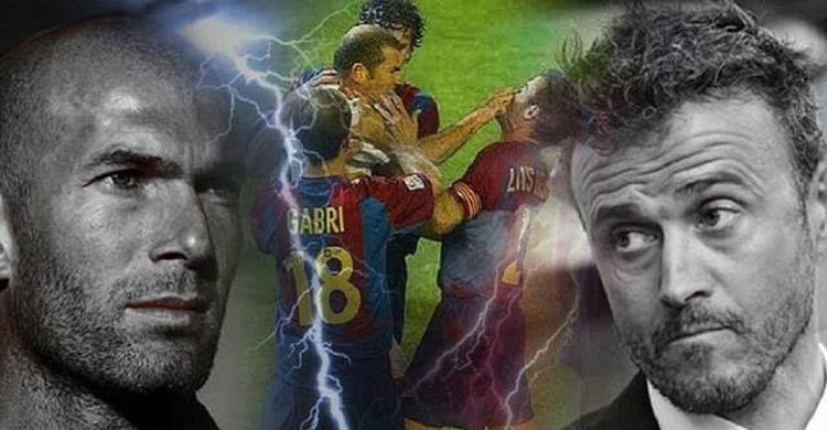 ১৩ বছর পর ফের মুখোমুখি জিদান-এনরিকে