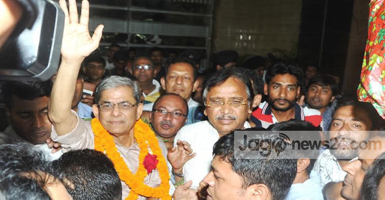 কারাগার থেকে মুক্তি পেলেন ফখরুল