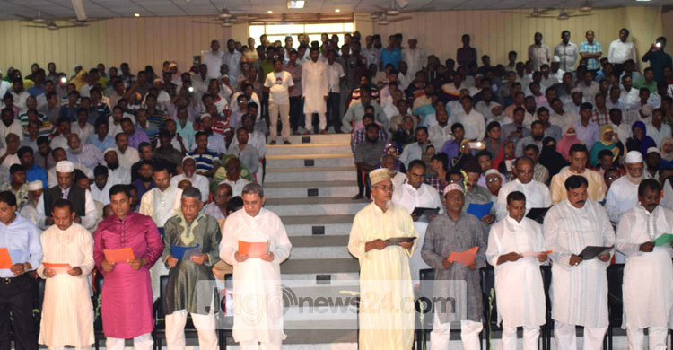 ভোলায় ৩৫ ইউপি চেয়ারম্যানের শপথ গ্রহণ 