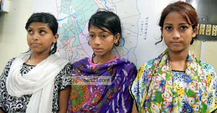 বান্দরবানে তিন কিশোরী উদ্ধার 