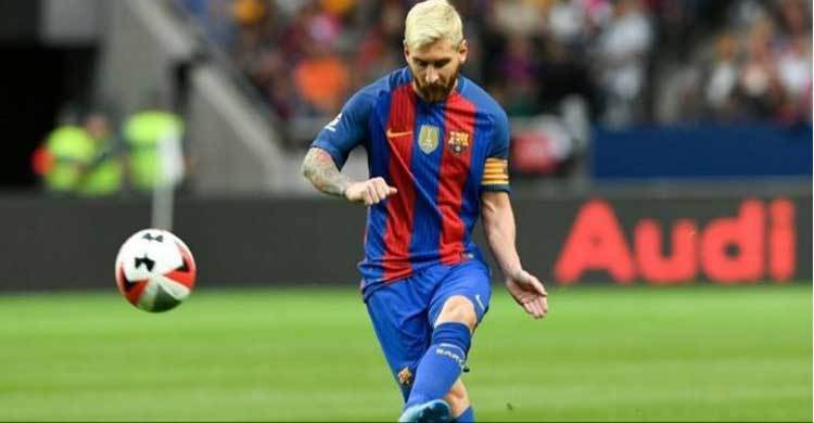 Messi’s Barca wins against Leicester City   