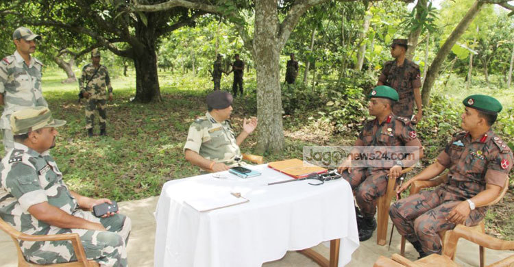 সীমান্তে হত্যা : বিএসএফ’র ঘটনাস্থল পরিদর্শন