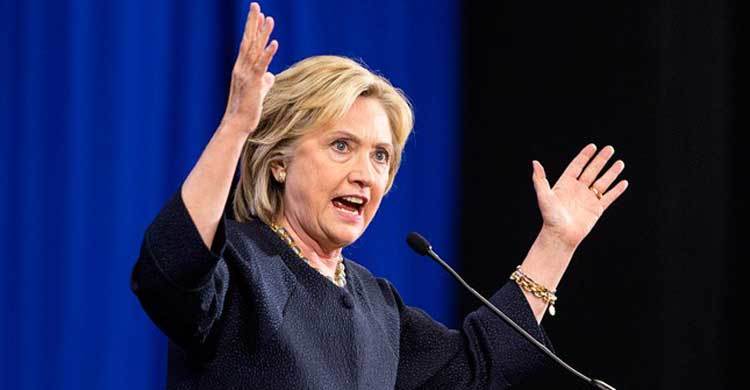 Clinton blasts Trump for ‘incitement to violence’