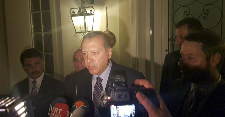 Turkish President Erdogan declares coup attempt over 
