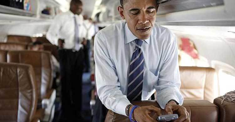 You can contact Obama via Facebook Messenger