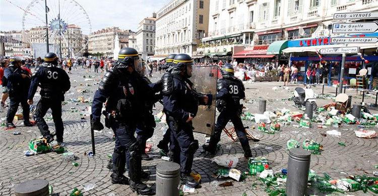 Euro 2016 violence spreads to second French city