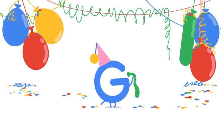 Google celebrates 18th birthday with a Doodle