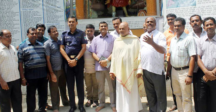 পাঠবাড়ী আশ্রমে ভারতীয় হাইকমিশনারের ফাস্ট সেক্রেটারি