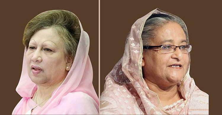 Khaleda greets Hasina for Eid