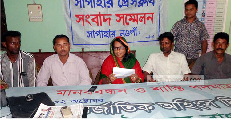 সাপাহারে দুইটি কেন্দ্রে পুনঃ নির্বাচনের দাবি