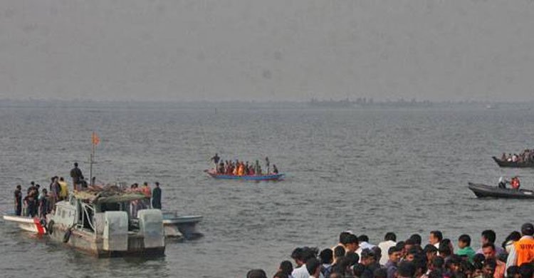 Launch capsizes in Shandha river of Barisal