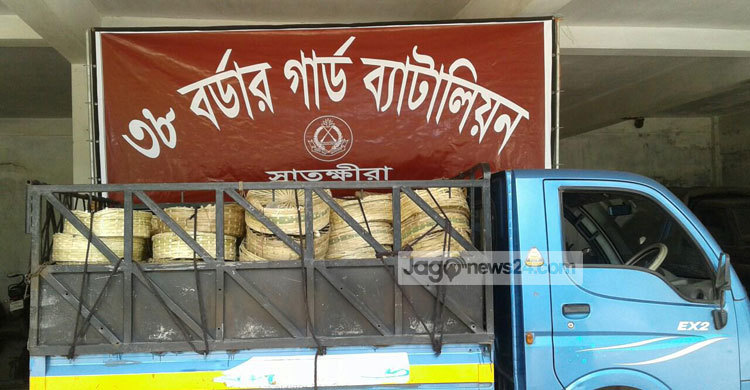 সাতক্ষীরায় ভারতীয় ট্রাকসহ মুরগির বাচ্চা জব্দ