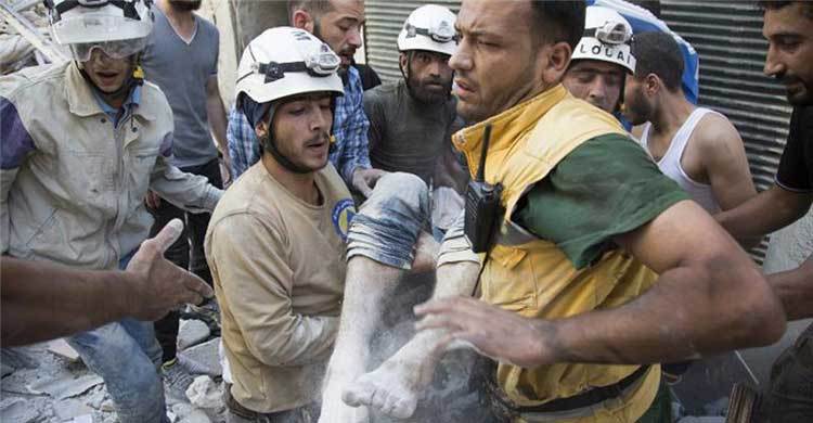 Syria war: ‘More than 180 civilians killed’ in two days