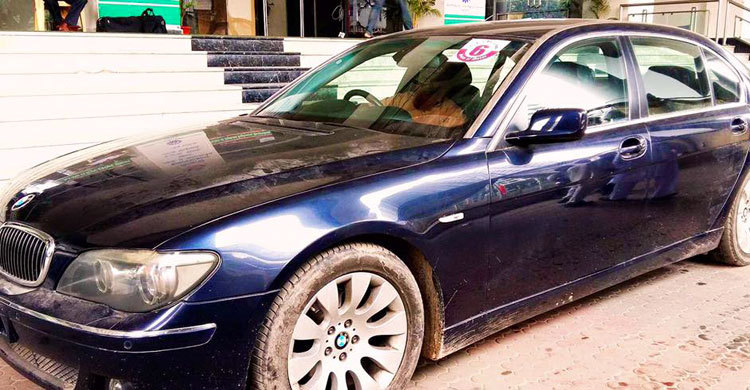 BMW confiscated from Mirpur