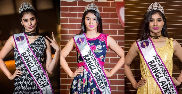 Bangladeshi Zohra in Miss Cosmopolitan finalists