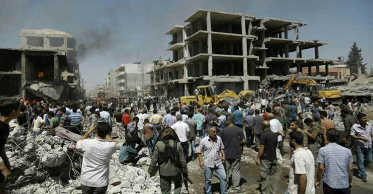 IS bomb attack kills at least 44 in Syria 
