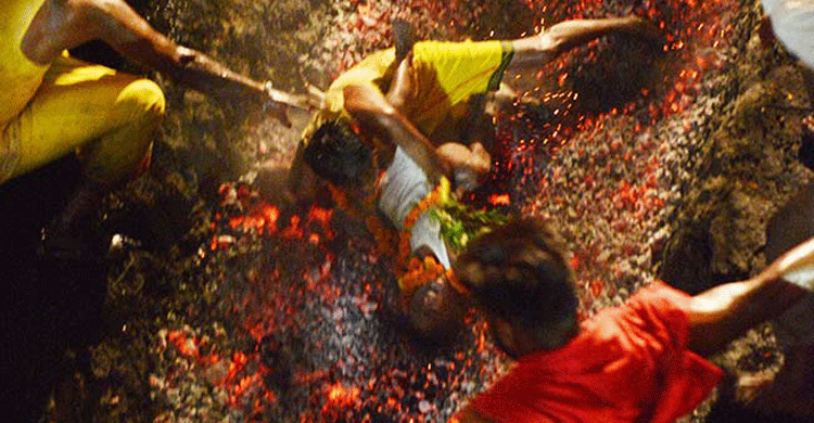 Father drops 6-yr-old son on red-hot coal during ritual 