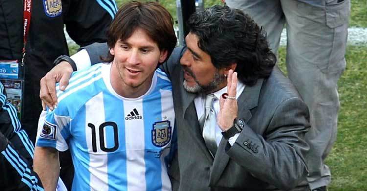 Maradona explains why he thinks Messi temporarily ‘retired’  