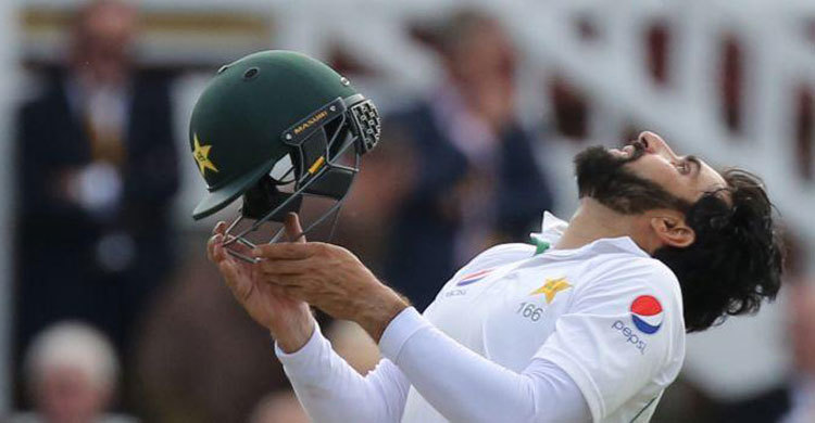 Misbah ton leads Pakistan to 282-6 in 1st test 