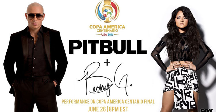 Becky G and Pitbull to perform at Copa America final
