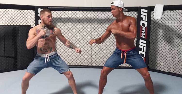 Cristiano Ronaldo joins Conor McGregor 