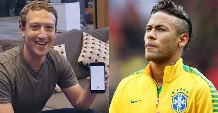 Mark Zuckerberg challenges Neymar 